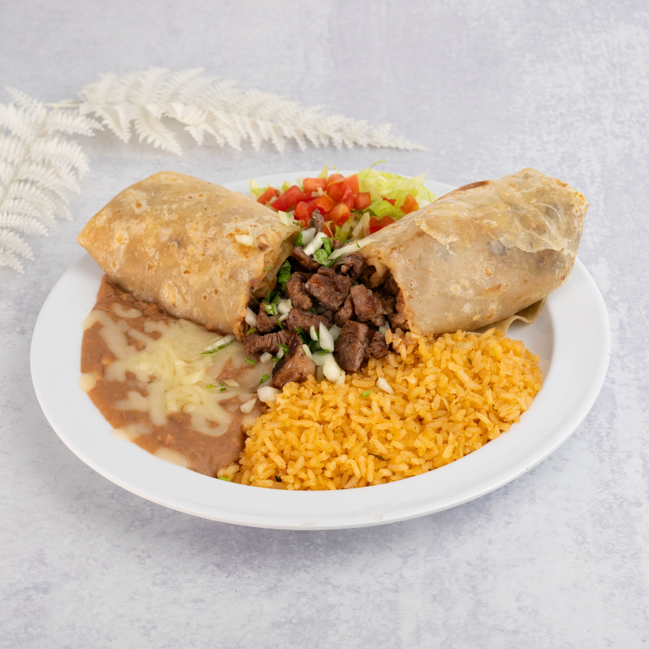 Carne asada burrito