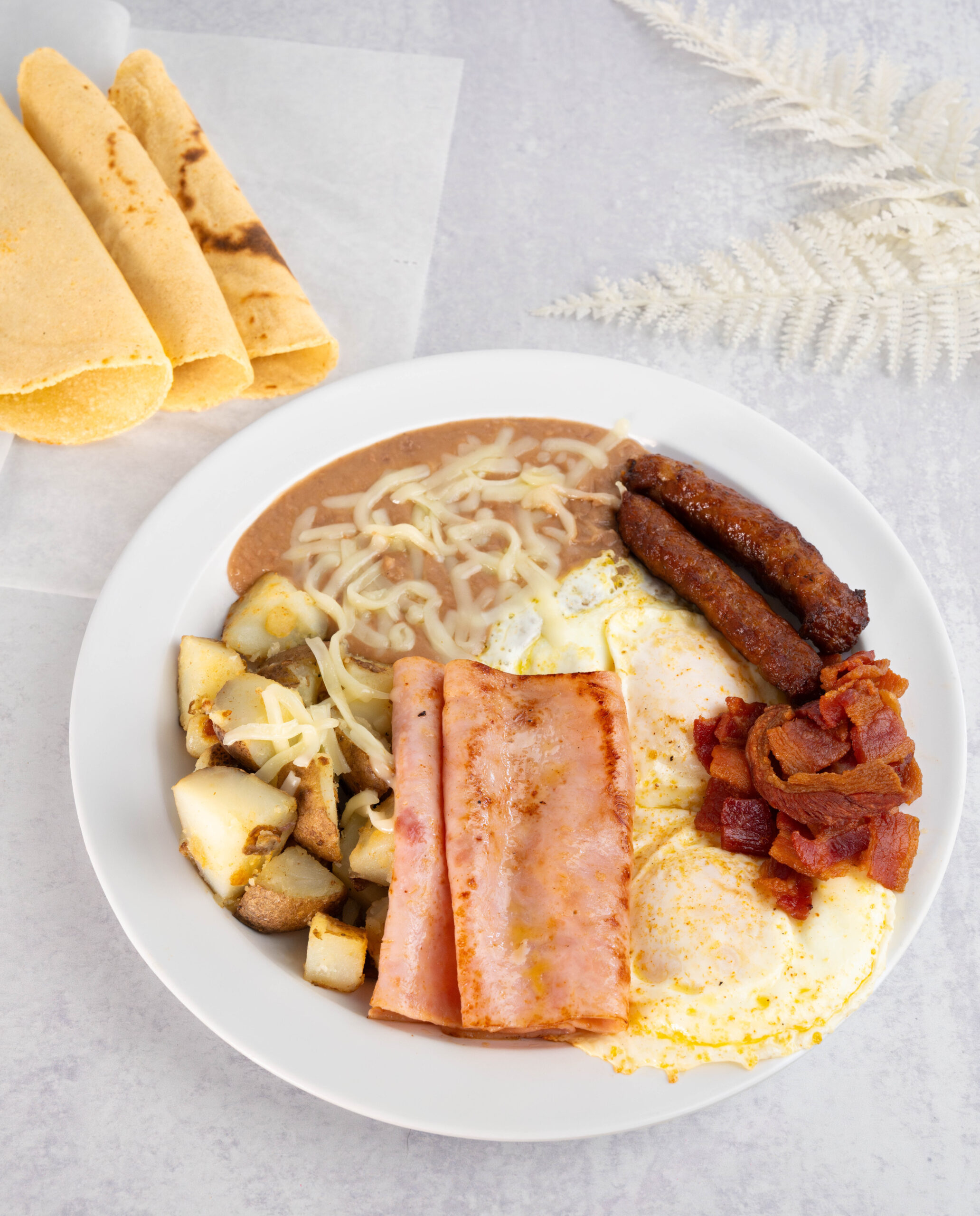 Breakfast plate